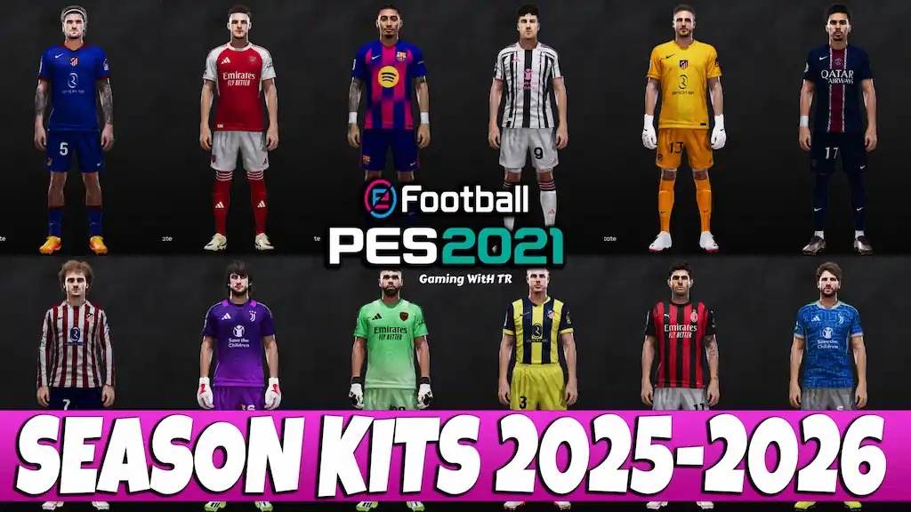 PES 2021 NEW SEASON KITS 2025-2026 LIKELY V6