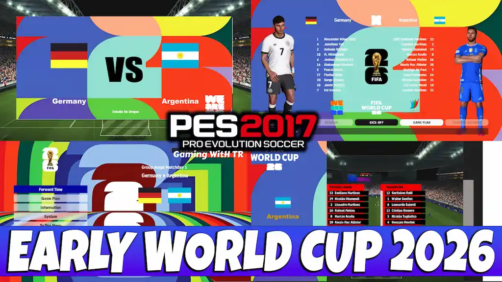 PES 2017 EARLY FIFA WORLD CUP 2026 UPDATE