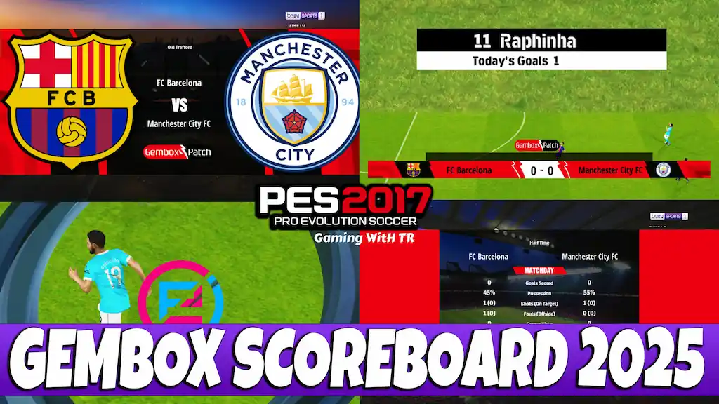 PES 2017 NEW GEMBOX SCOREBOARD 2025 UPDATE