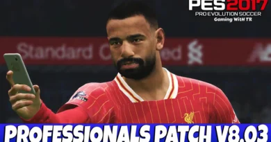 PES 2017 PROFESSIONALS PATCH V8.03
