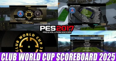 PES 2017 NEW CLUB WORLD CUP SCOREBOARD 2025
