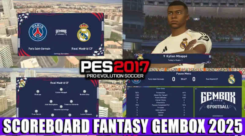 PES 2017 NEW SCOREBOARD FANTASY GEMBOX 2025