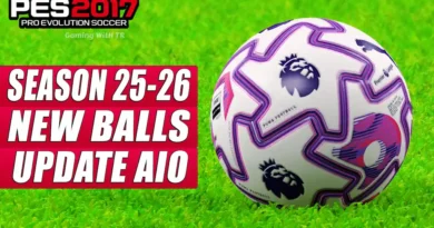 PES 2017 NEW SEASON 25-26 BALLS UPDATE V1