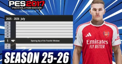 PES 2017 STARTING NEW SEASON 2026 UPDATE